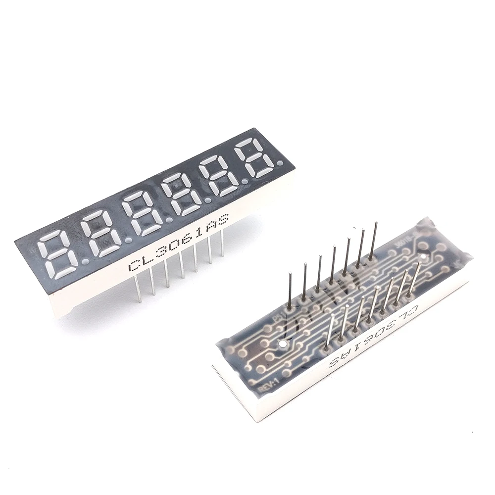10PCS New and original 6 Bit 0.3 inch Digital Tube LED Display red  Light 7 Segment Common Cathode/Anode
