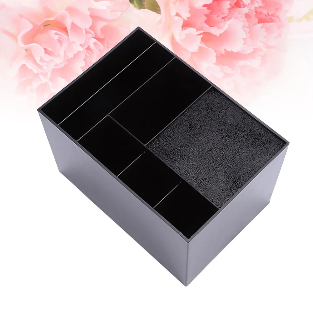 

Подставка для парикмахерских ножниц, черная, на 6 слотов, органайзер для инструментов парикмахера, коробка для хранения, чехол для ножниц, 1 шт.