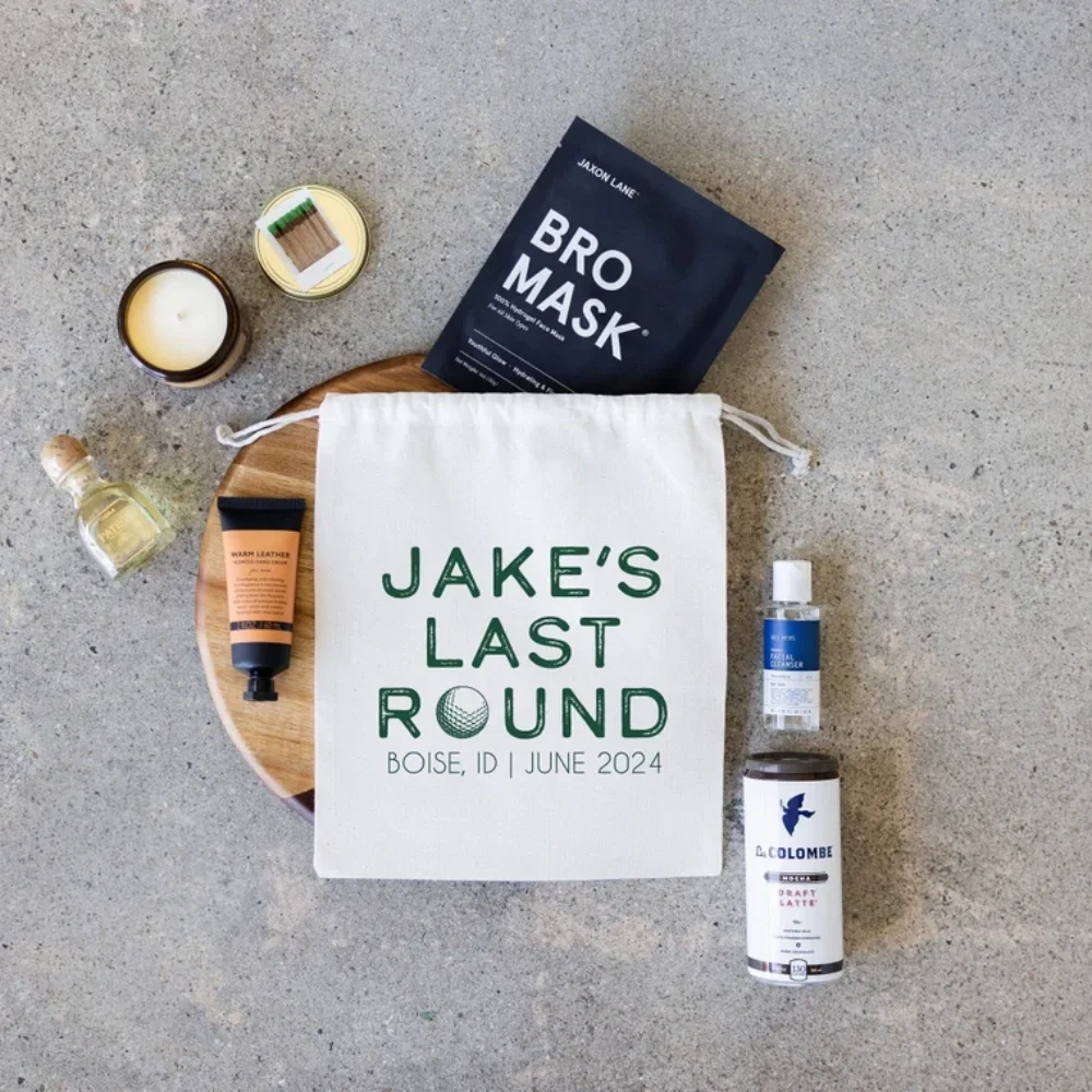 20 bolsas de kit de resaca personalizadas, regalo de padrino de boda, bolsas de resaca para despedida de soltero, bolsa de camiseta de golf, kits de resaca de clase, el mejor bolso de hombre