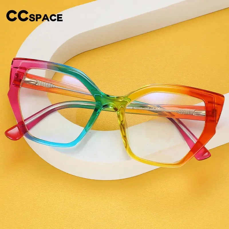 Big Frame Cat Eye Glasses Frame Women Anti-Blue Light Glasses Customizable Prescription Lenses Lunette De Lecture Femme 54631