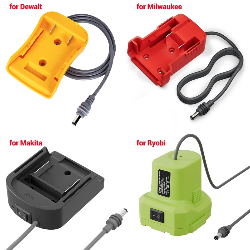 

Запчасти для электроинструментов: адаптер для литиевых аккумуляторов 18В, кабель питания для Starlink, совместимые с Makita, Milwaukee, Dewalt, Bosch, Ryobi.