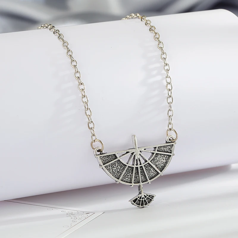 Movie The Last Airbender Necklace Cute Nature Badge Symbol Pendant Alloy Necklaces Cosplay Props Jewelry Gift Party Accessories