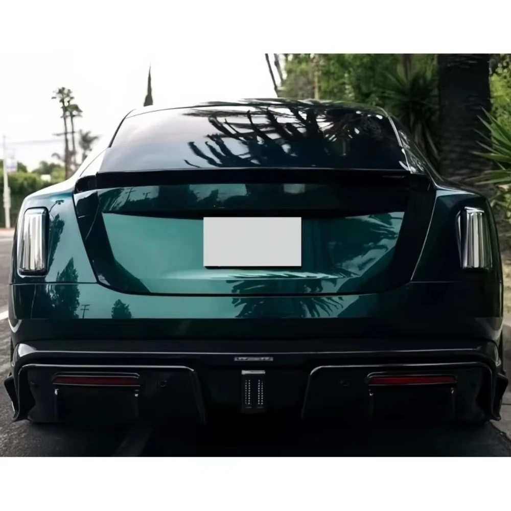 Upgraded M-style 3k High-quality Dry Carbon Fiber Rear Diffuser Body Kit for Rolls Royce Spectre Rear Bumper Lip Car Upgrade Kit