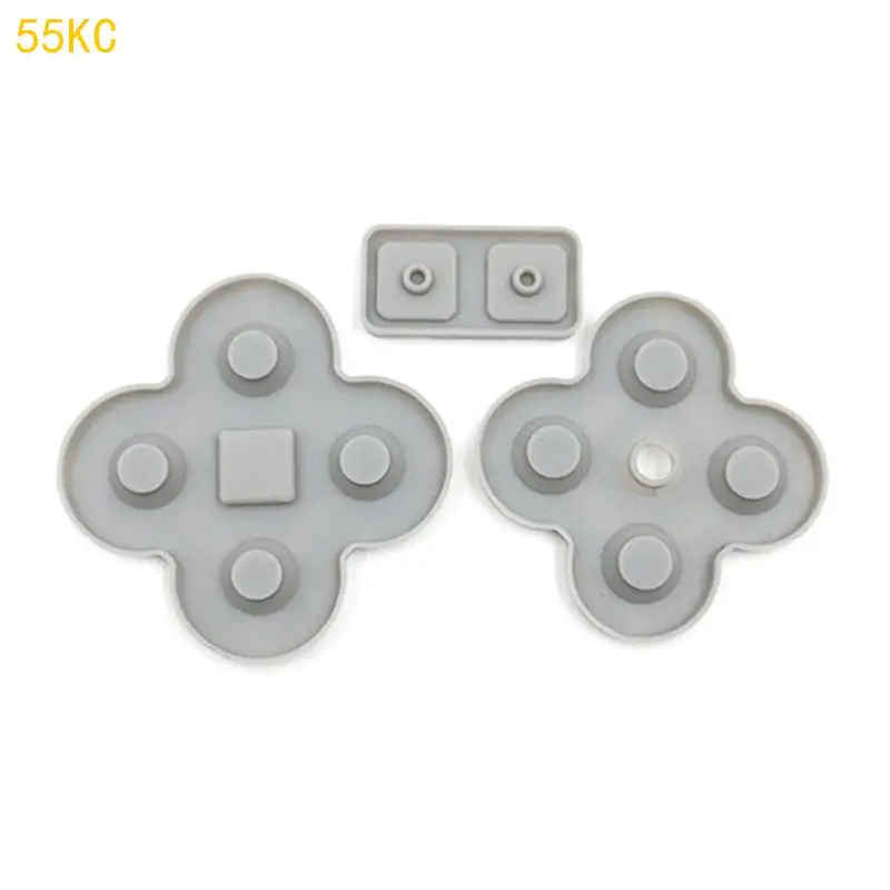 55KC Silicone Pad Membrane Buttons Contacts Gasket Conductive Rubber Pad Replacement for NDS Lite Controller Repair