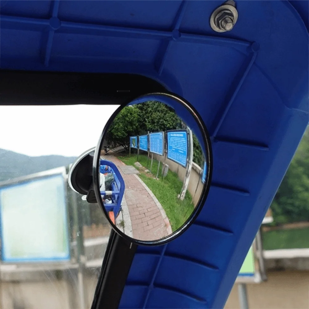 

Регулируемое круглое зеркало заднего вида на присоске, широкоугольное автомобильное вспомогательное зеркало заднего вида, слепая зона, вращение на 360°, выпуклое зеркало для мотоцикла