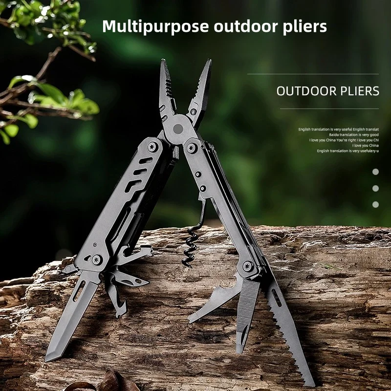 2024 New Style Folding Pliers Knife EDC Mini Multi-Tools Pocket Scissor Portable Outdoor Survival Multitools Camping Tools