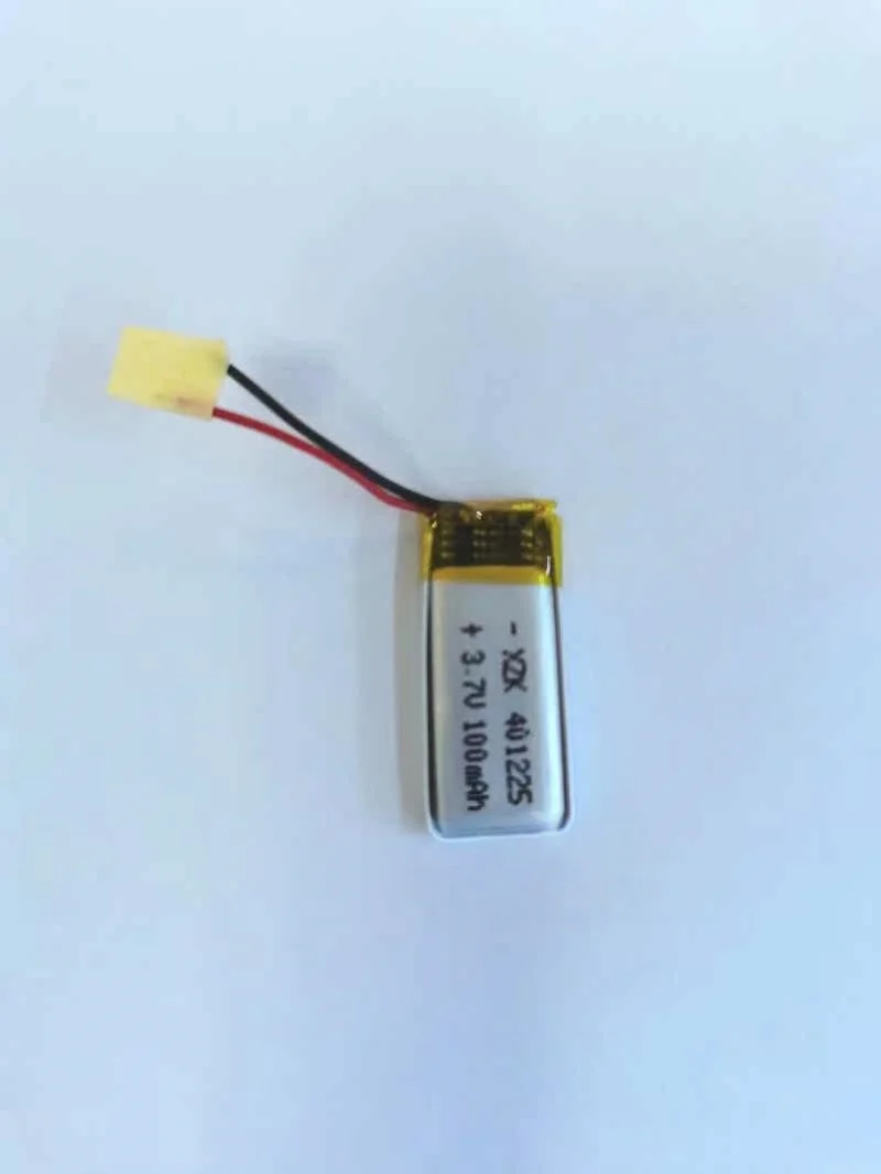 3.7V Polymer Lithium Battery Small Rechargeable High-Capacity 401225 Bluetooth Earbuds Selfie Stick Battery Cell 100mAh