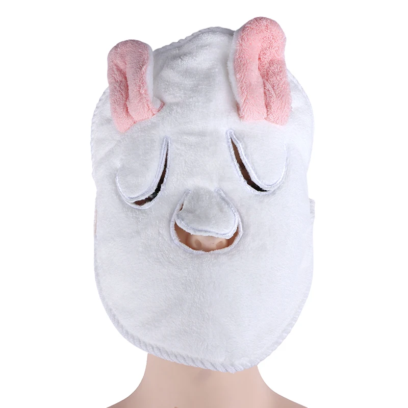 Asciugamano per impacchi caldi e freddi in cotone Impacco umido Asciugamano per il viso al vapore Maschera per la cura della pelle Apri i pori della pelle Strumento di bellezza idratante pulito