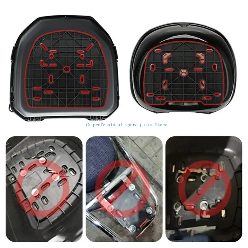 41XA Trunk Plastic Base Tail ​Box Quick Release Base Stamping Bottom Plate Motorcycle