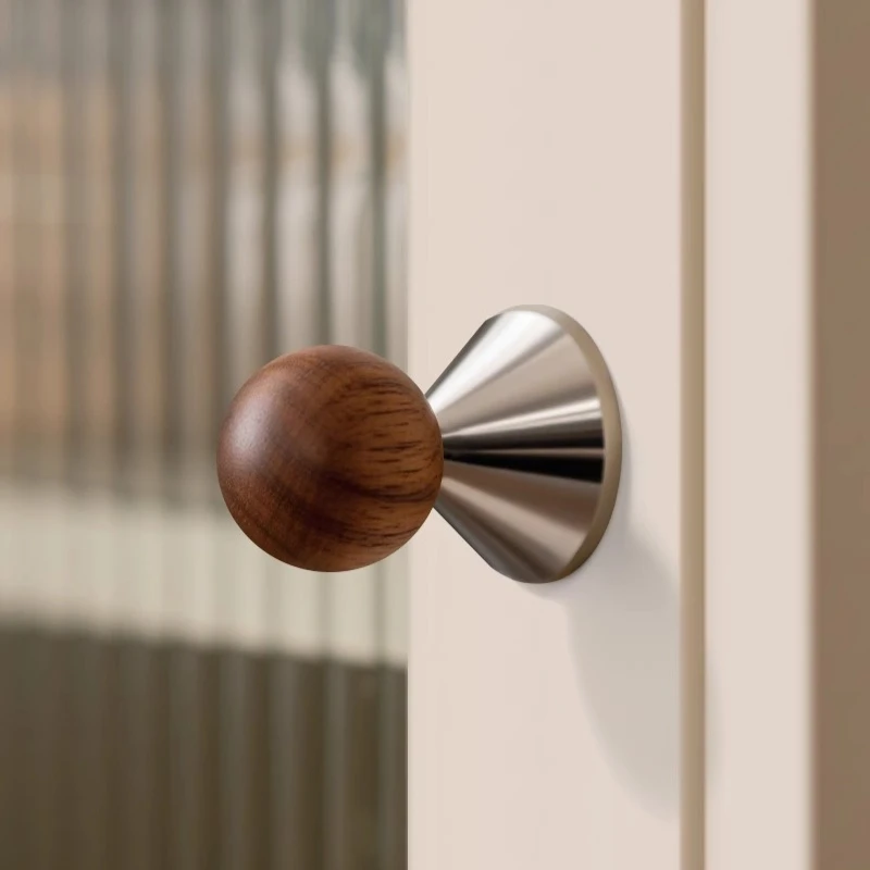 Türgriff im europäischen Stil, kreativer Möbelgriff, luxuriöser Massivmessing-Schrankknopf, Küchenknopf, spiralförmiger Schirmgriff – Detail 10
