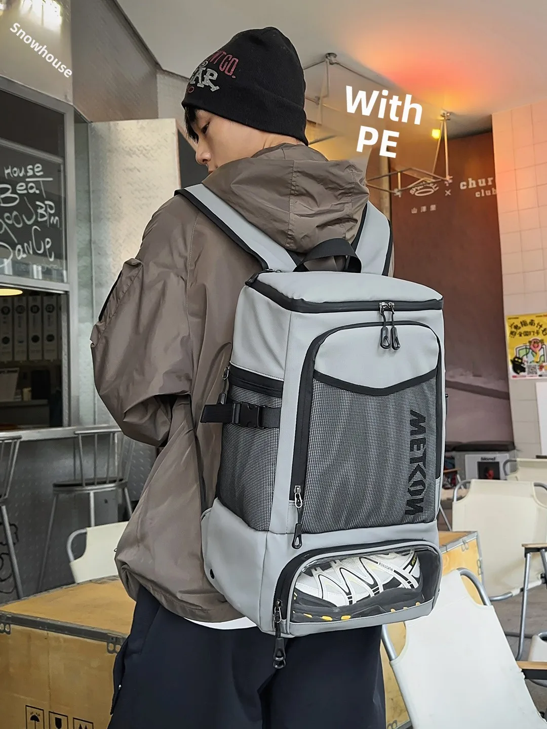 

Multi-Functional Lightweight Outdoor Travel Bag for Men And Women Large Capaci Bapa Double oulder Bag for Students Cl...