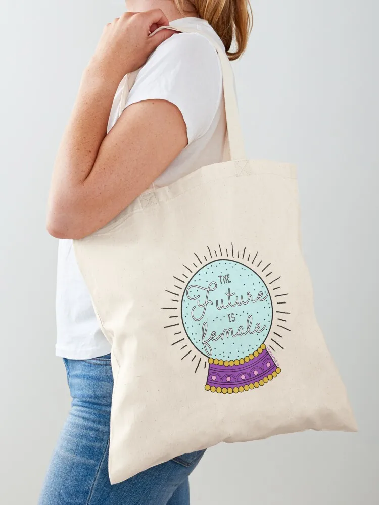 

The Future Is Female - The Peach Fuzz Tote Bag, сумка для покупок, эстетичная женская сумка на заказ, холст