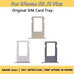 New Sim Card Tray Holder Tray Slot for iphone 6 6G 6 Plus Replacement Part SIM Card Card Holder Adapter Socket White black gold