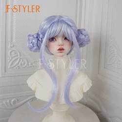FStyler Doll Wig Temples Charismatic Style BJD Doll Soft Synthetic Mohair Hair Accessories Customization 1/3 1/4 1/6 1/8