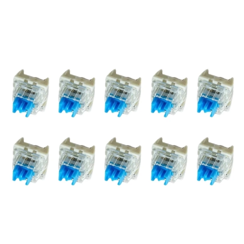 Metal Plastic Composite Linear Switches For Mechanical Keyboards With Hot Swap Function Black Red Brown Blue Option
