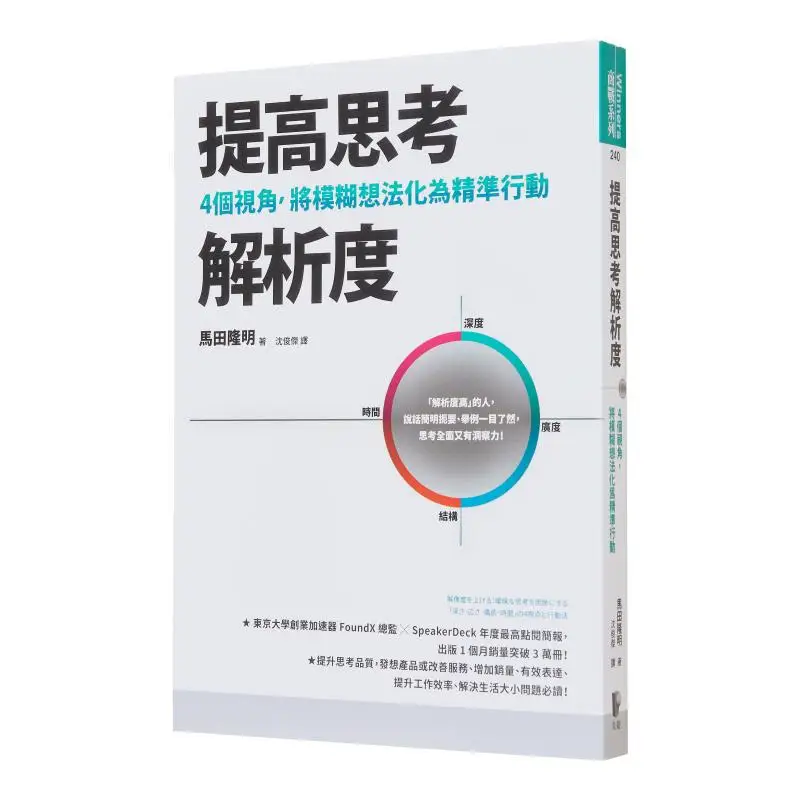 

Enhance The Resolution Of Thinking 4 Perspectives To Transform Vague Ideas Into Precise Actions Takashi Martin 9789861344836