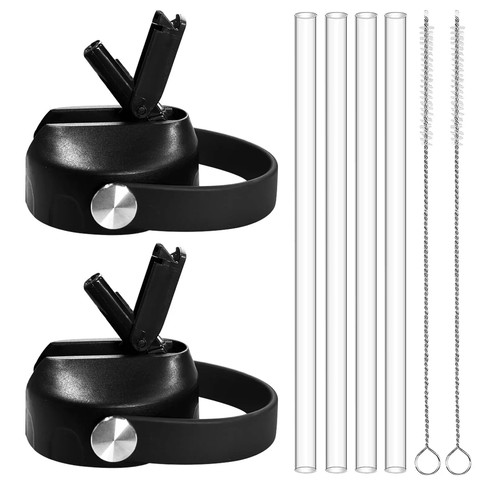 Weithals stroh deckel für Hydro-Flasche Sport wasser flasche, staub dichter Deckel kompatibel mit Hydro flask Weithals 20 32 40 64 oz