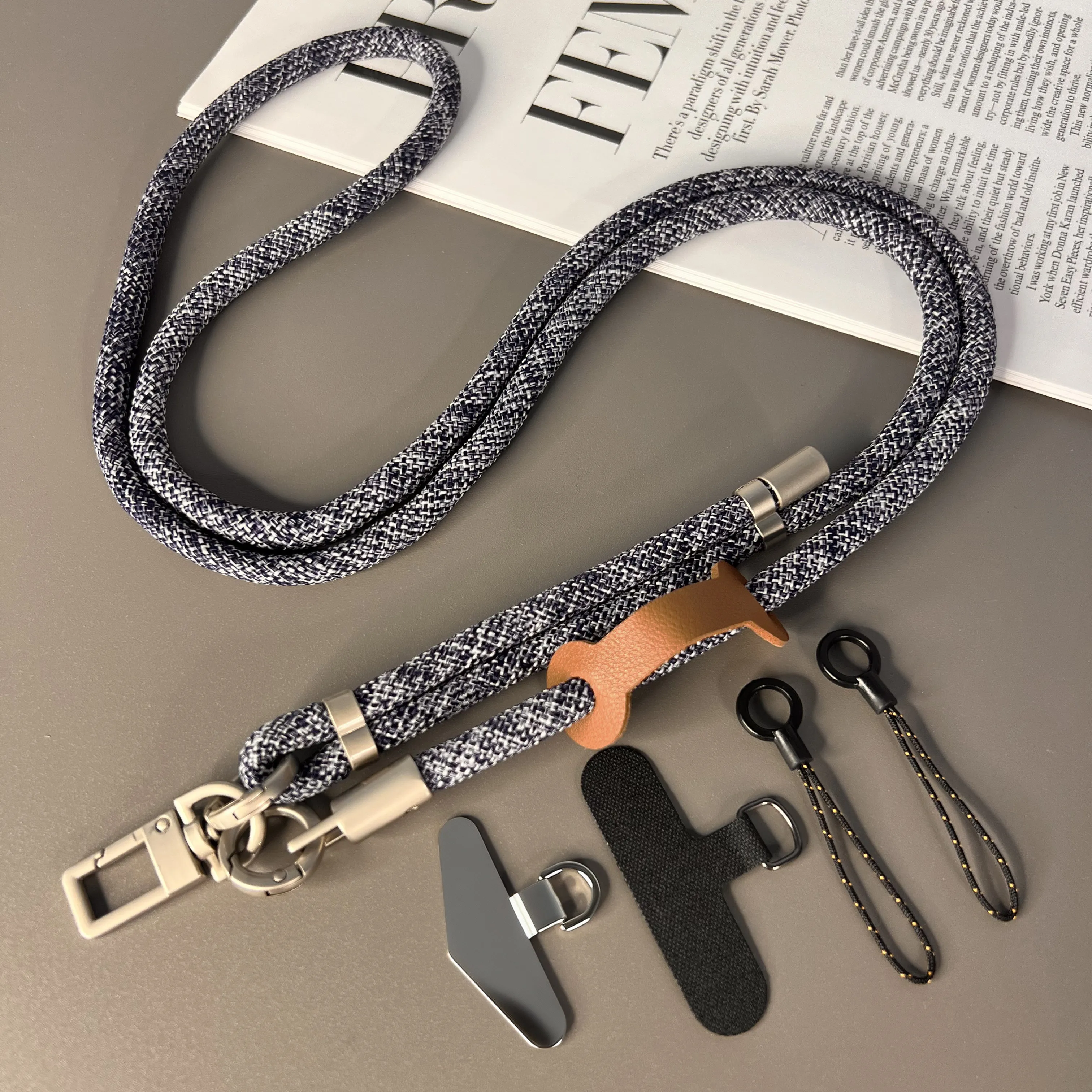 Adjustable High-End Crossbody Phone Lanyard