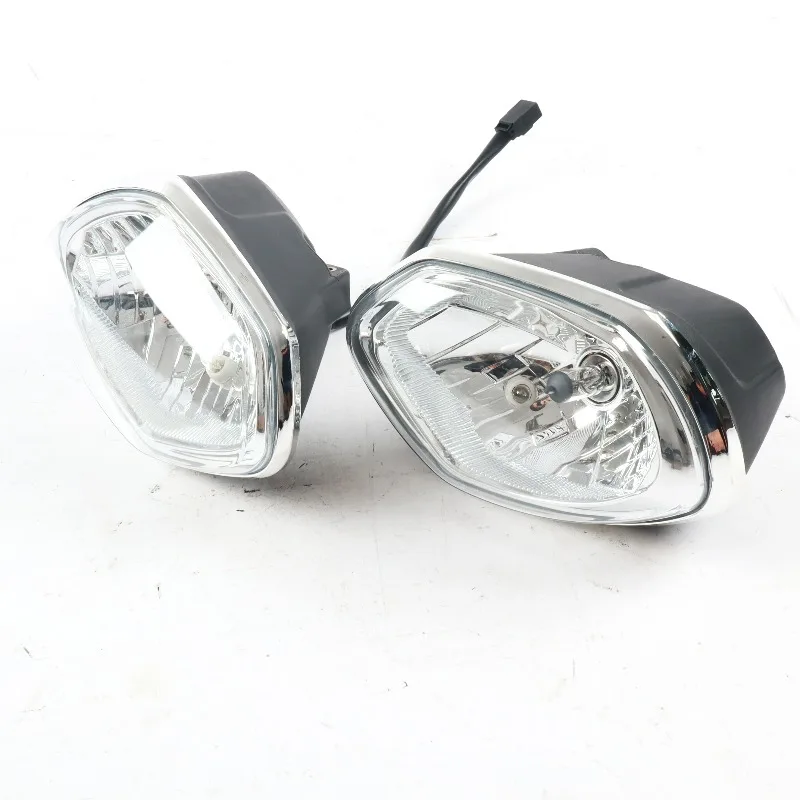 2402-5 2-Lens LED Headlamp for 13-17 Motorcycle Front Position Replacement