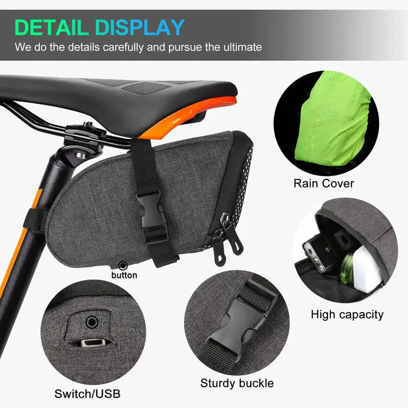 

Водонепроницаемые велосипедные сумки ESLNF с большим объемом и дополнительным карманом для горных и шоссейных велосипедов