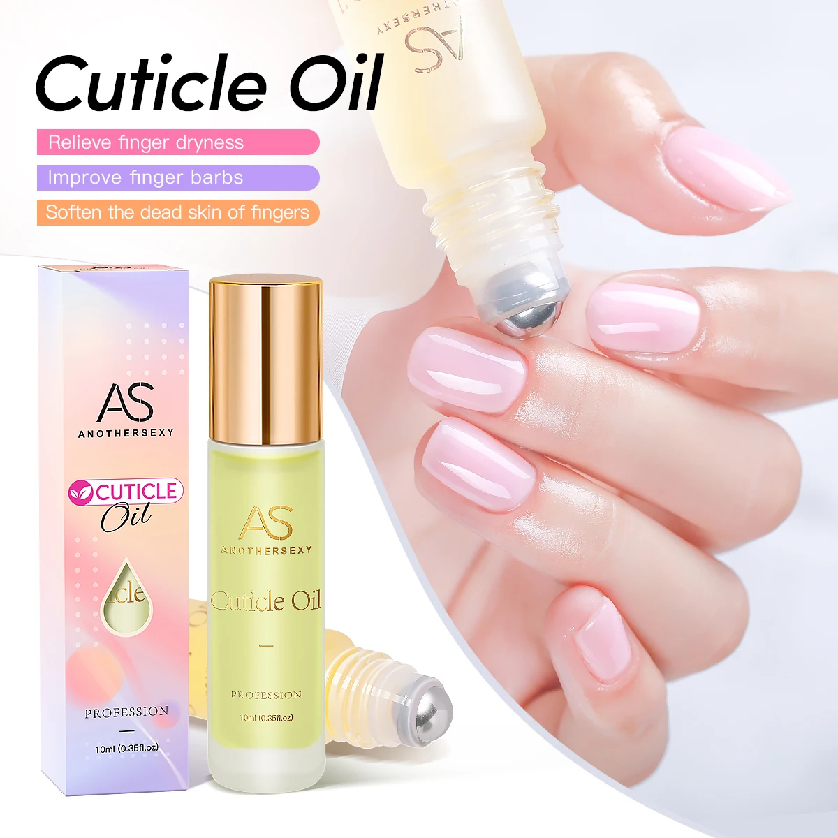 AS 10ml penna per olio per cuticole nutrizione per unghie 8 odori olio rivitalizzante per unghie ammorbidire nutrire Manicure prodotto per la cura delle unghie