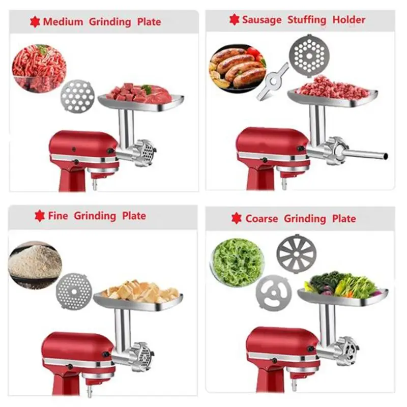 didinew-metal-food-grinder-attachment-for-stand-mixer-grinder-accessories-sausage-stuffer-tubes-meat-grinder-blade