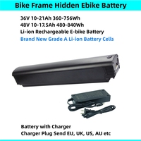 Bike Frame Hidden Ebike Battery 36V 15Ah 15.6Ah 20Ah 48V 10.4Ah 14Ah for bafang M200 Accolmile Goral Moma Cycleman E-bike