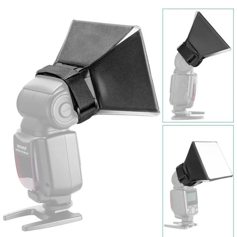 Universal Camera Diffuser Softbox Portable Photo Difusor Flash Light Soft Box Boxing Photography Accessories For DSLR Cameras