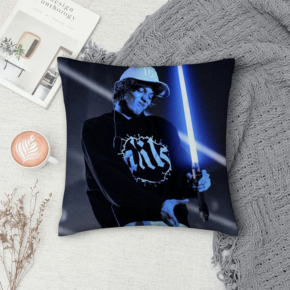Og B-BudA روسيا مغني الراب كيس وسادة أريكة ديكور المنزل الوجهين طباعة أفخم ساحة رمي وسادة تغطي وسادة غطاء ديكور