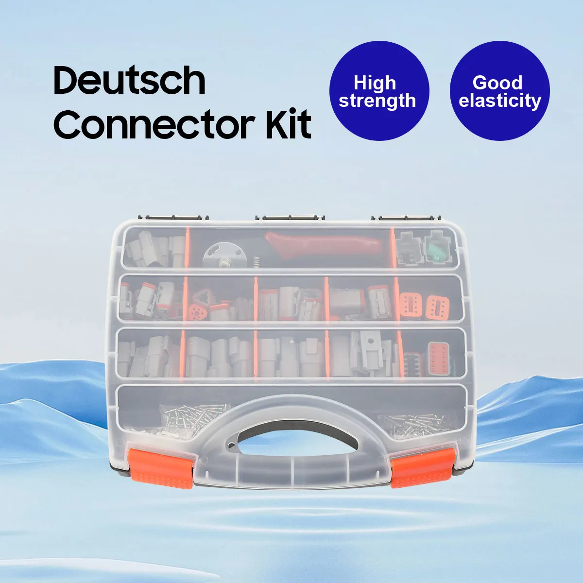 438 قطعة DT طقم توصيل مقاوم للمياه صندوق أدوات إصلاح مع دبابيس وكماشة DT06-2/3/4/6/8/12S DT04-2/3/4/6/8/12P
