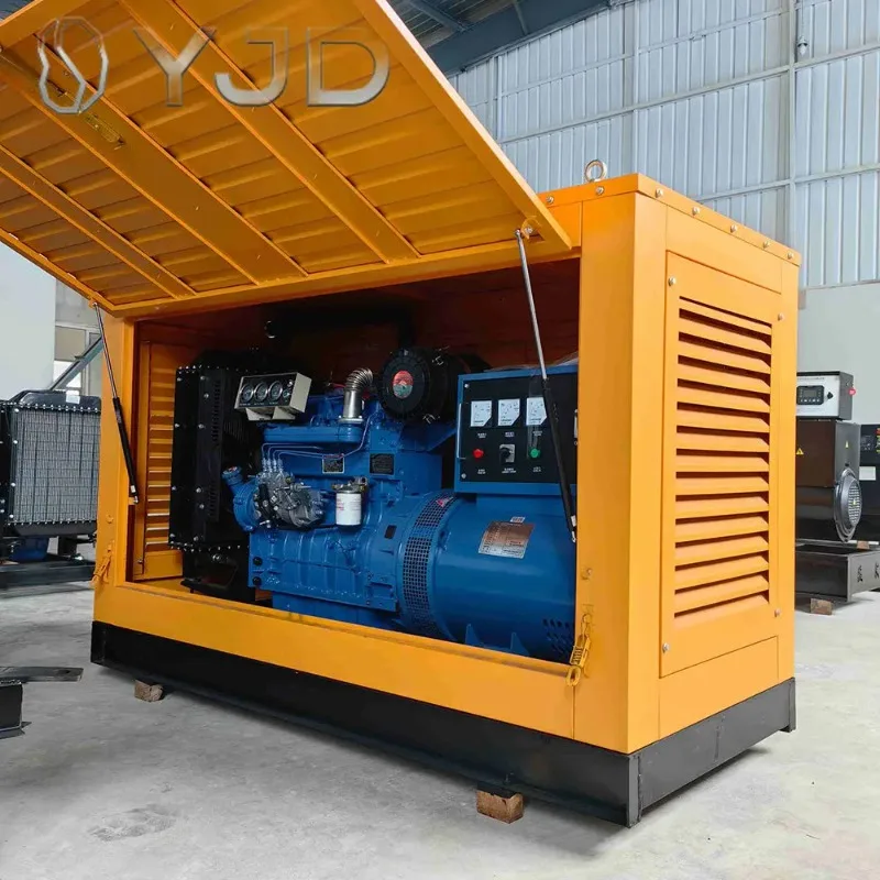 High Quality Certified 30-1000KW Weichai Silent Open Frame Diesel Generator with ATS for Standby Power Supply