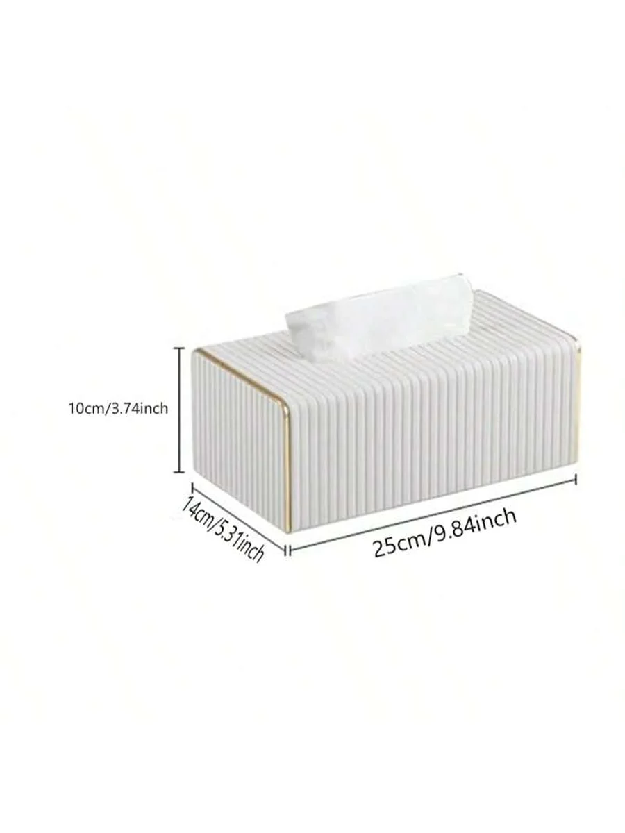 Paper towel holder suitable for bathroom tissue boxLeather paper towel holder is suitable for bedroom, dining table, office