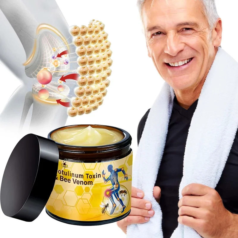2PCS Botulinum Toxin & Bee Venom, Bee Venom Bone Cream, Bee Venom Joint Gel, Professionelle Bee Venom Joint & Bone Cream, Bee Venom