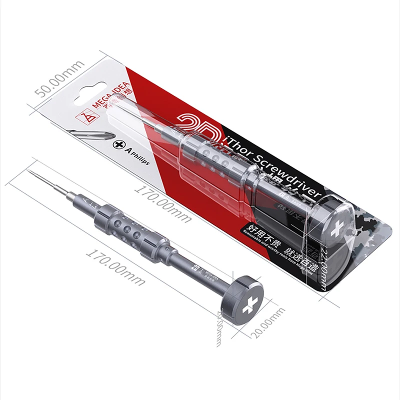 Imagem -06 - Qianli Mega-idea 2d Chave de Fenda Magnética Precisa para Android Ios Telefone Placa-mãe Reparação Tela Lcd Desmontar Parafuso Driver