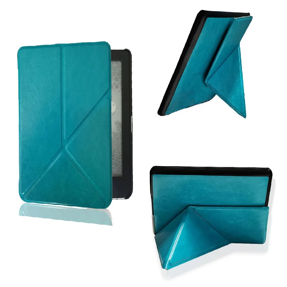 Funda para Kobo Clara HD (Modelo:N249) Funda para libro electrónico de 6' con soporte de origami y función de activación/desactivación automática
