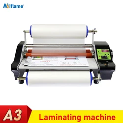 A3 Laminating Machine For UV DTF Printer Transfer A Film to B Film Cold Hot Laminator Rolling Machine Panas Dingin Laminator