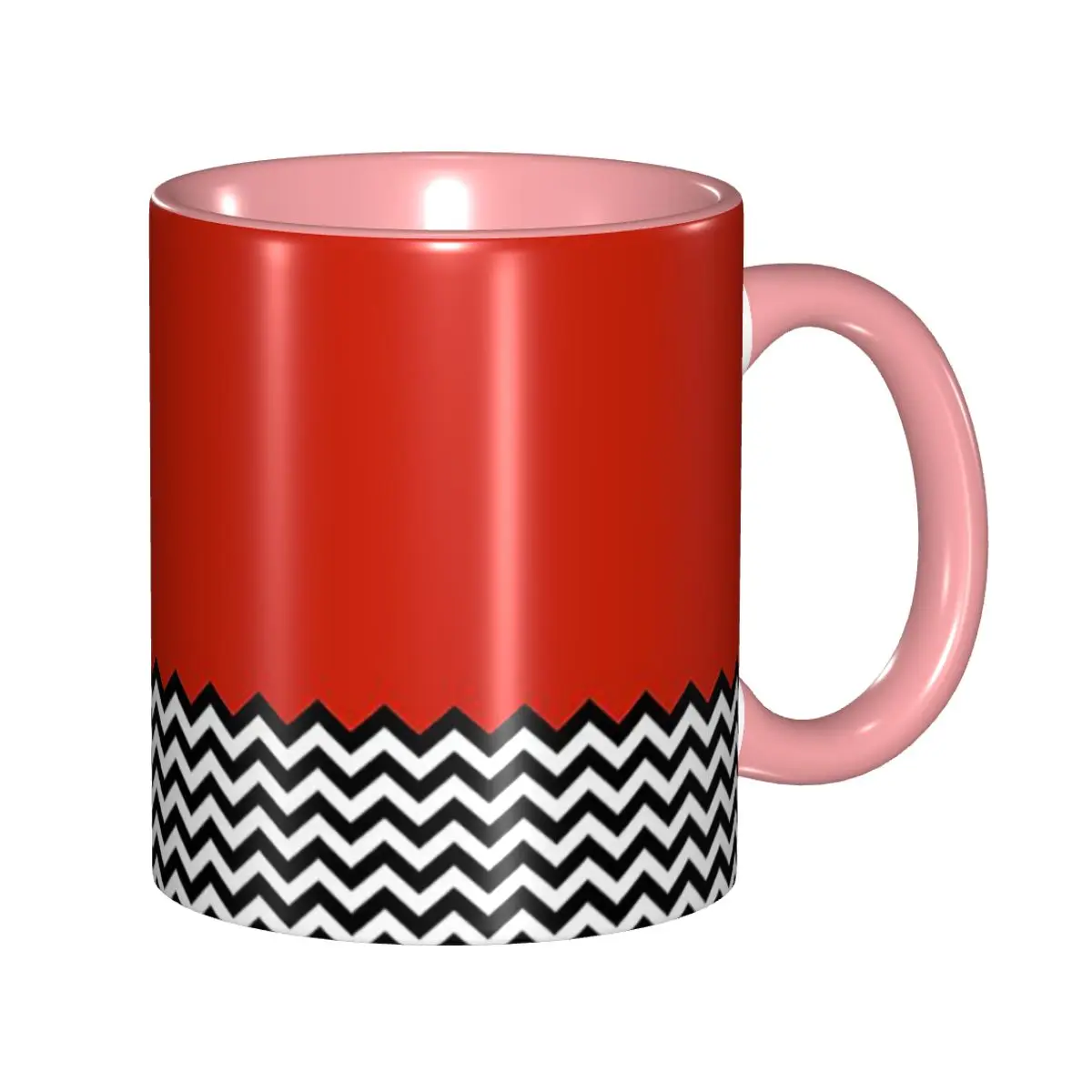 Black Lodge Twin Peaks Inspired Graphic Mug Funny Ceramic Coffee Cups Tea Mugs Milk Cup Drinkware Gifts for Friends DIY Custom