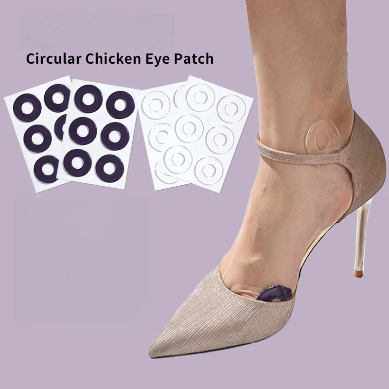 6 التصحيح/قطعة هلام جولة الذرة التصحيح عالية الكعب مكافحة ارتداء القدم منصات لينة هلام المواد مقاومة للاهتراء قابل للغسل قابلة لإعادة الاستخدام بقع الذرة