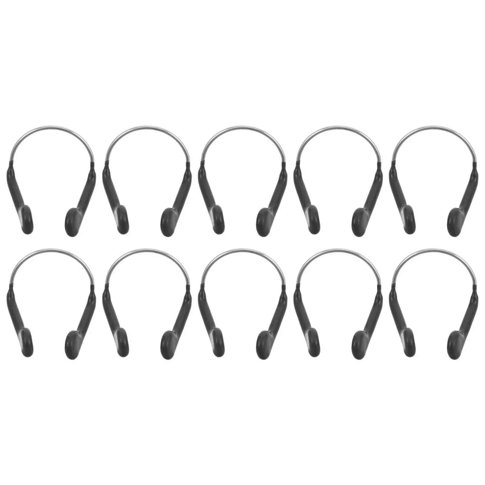 

10pcs Swimming Nose Clips Professional Safe Comfortable Fit Storage Box For Pool Water Sports Diving Surfing Portable Anti-Skid