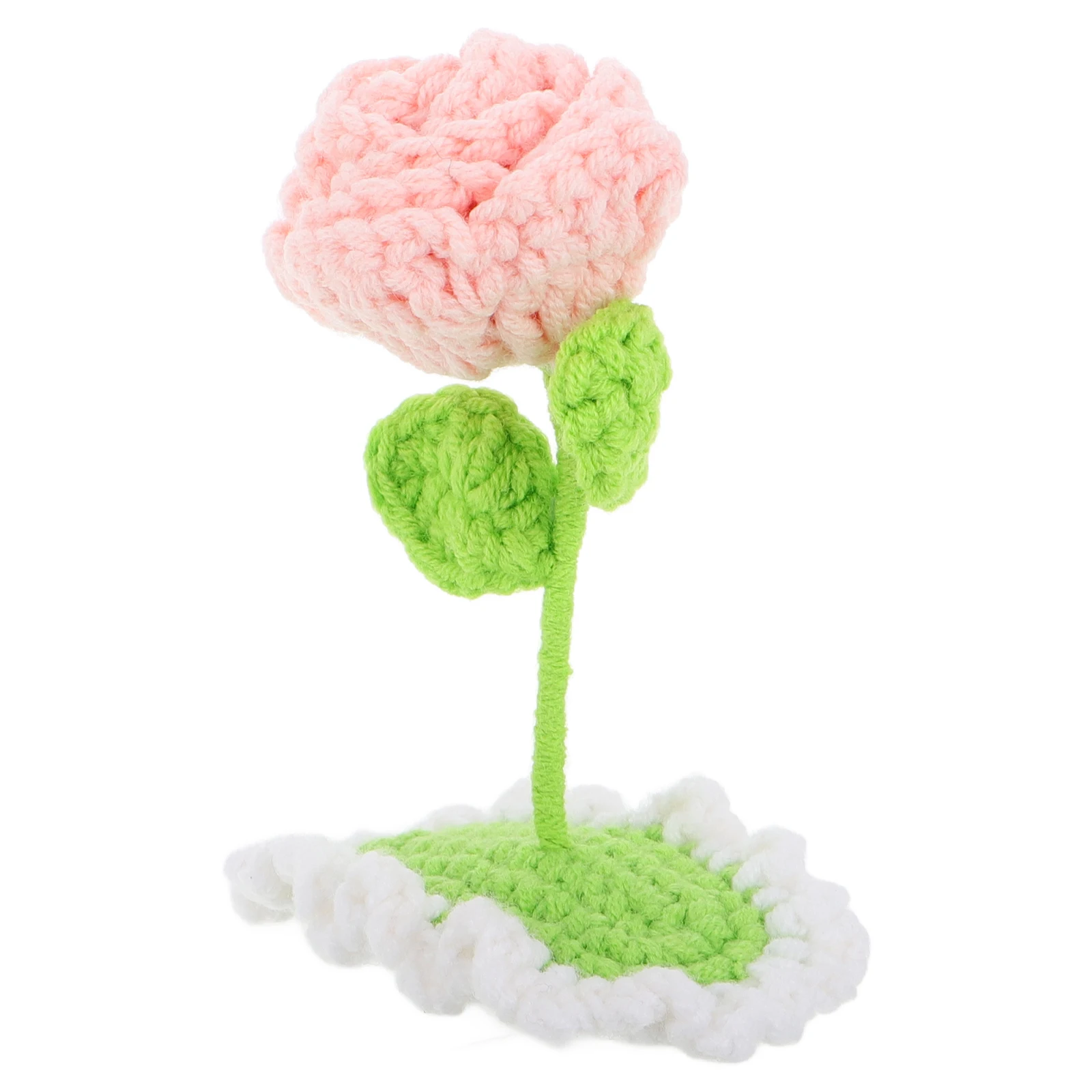 

Three Dimensional Rose Hairpin H made Crochet Flowers Secure Clip Girls Hair Accessories Nontoxic Materials Lightweight