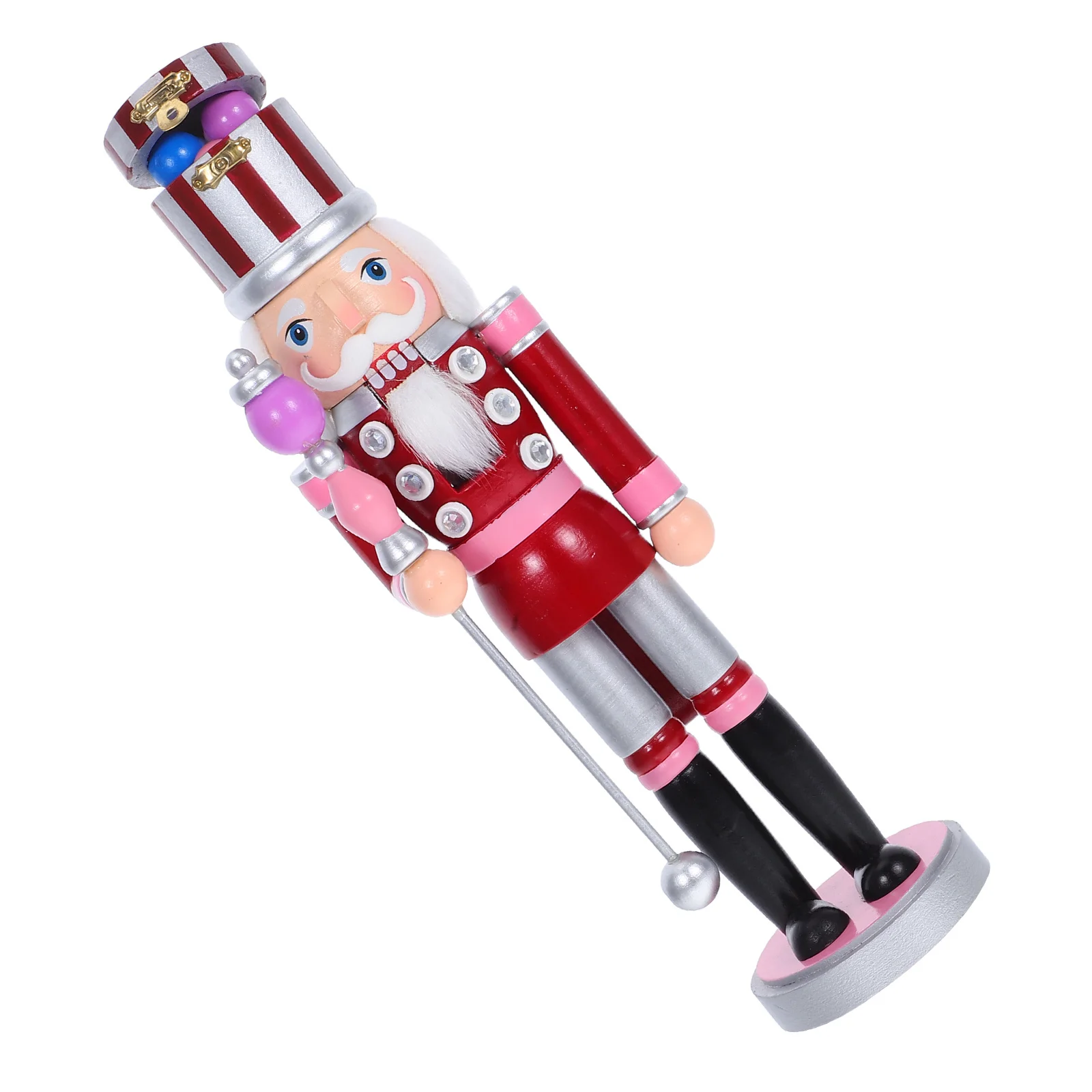 

Wooden Nutcracker Soldier Hand Painted Christmas Nutcracker Ornament Holiday Table Decoration Festive Decor Wood Nutcrackers