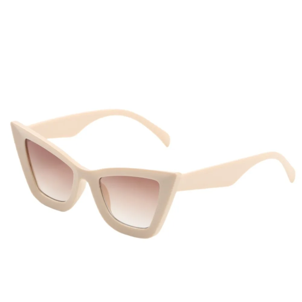 

Fashion Big Frame Cat Eye Sunglasses Punk Vintage Leopard Print Eyewear Lightweight UV400 Wide Legs Sun Glasses Outdoor