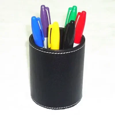 Color Pen Prediction 2.0 Leather Pen Holder Magician Stage Close Up Illusion Accessory Magic Tricks Gimmick Mentalism Fun Magia