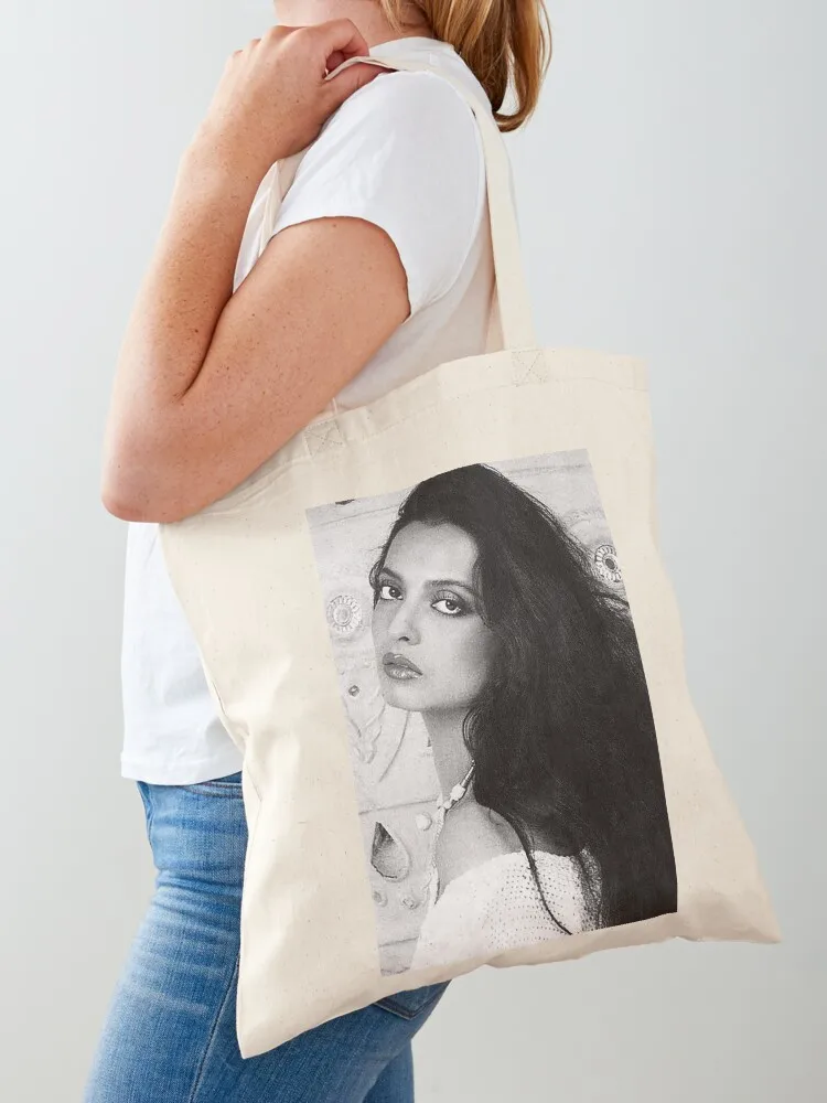 

Black and white beauty Tote Bag shopper bags Women's handbag shopping bag logo