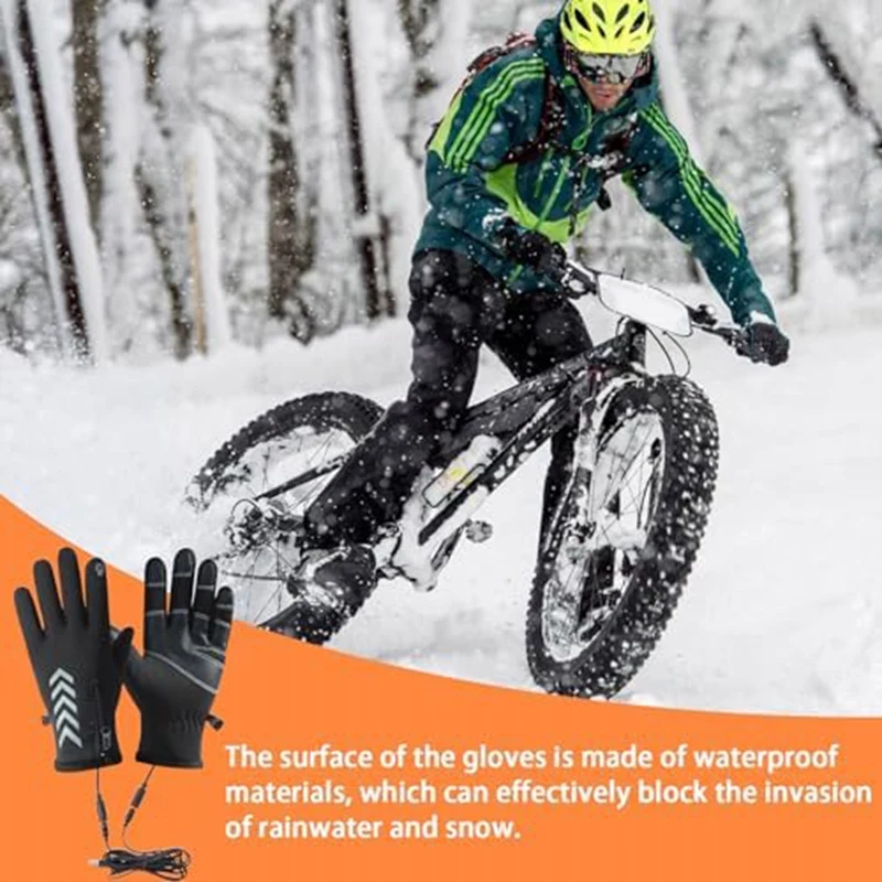 

Heating Gloves, Anti-Slip Heating Motorcycle Gloves, Windproof Heating Work Gloves, Waterproof Heating Gloves Durable