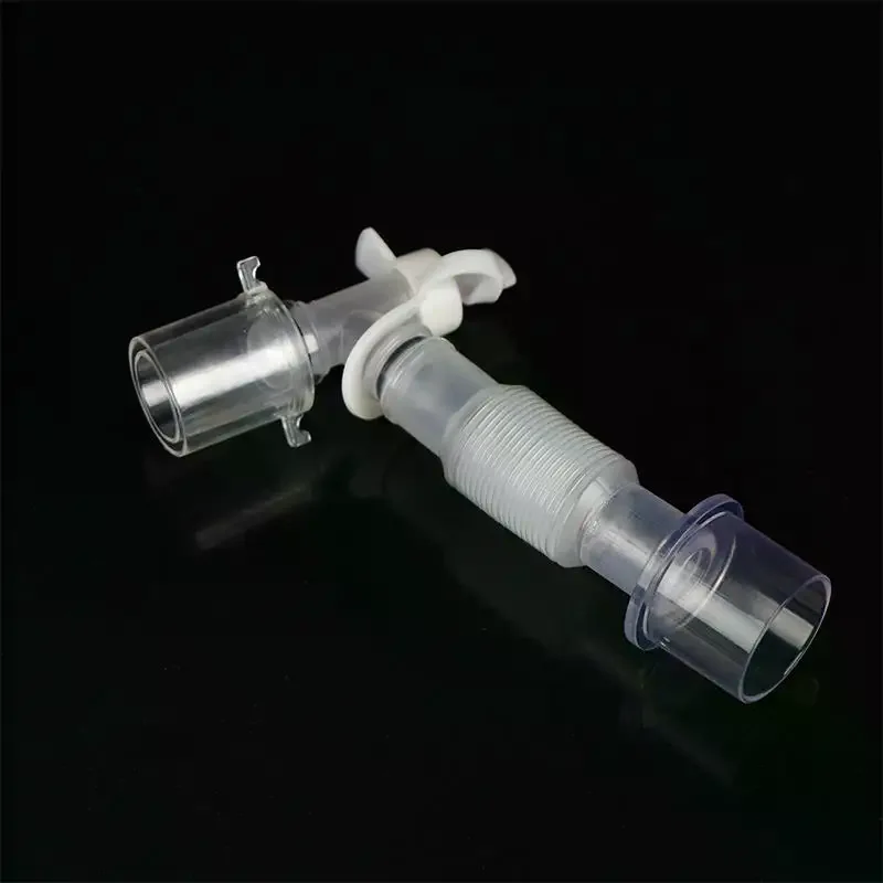 Disposable Thread Extension Tube, Anesthesia Breathing Circuit, Anesthesia Extension Tube,L-Shaped Rotary Joint