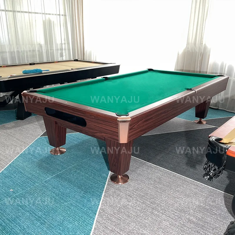 Airo 2025 High Quality Factory Price 9ft Billiard Tables Competitive Price Customized 8 Balls 9ft Club Using Slate Bed Pool