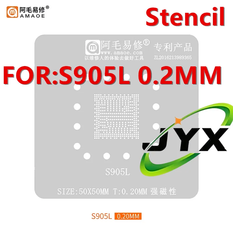 Amaoe S905X4 For Amlogic S905L/905Z DRA746APGABCQ1 0.25MMSmart TV Box Main Control Chip BGA Reablling Stencil Soldering