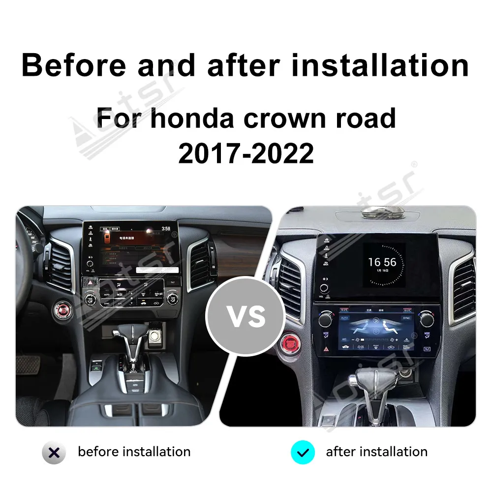 6.2 Inch Air Conditioning Screen For Honda Crown Road 2017-2022 AC Panel Climate Control LCD Screen HD Touch Stereo Screen
