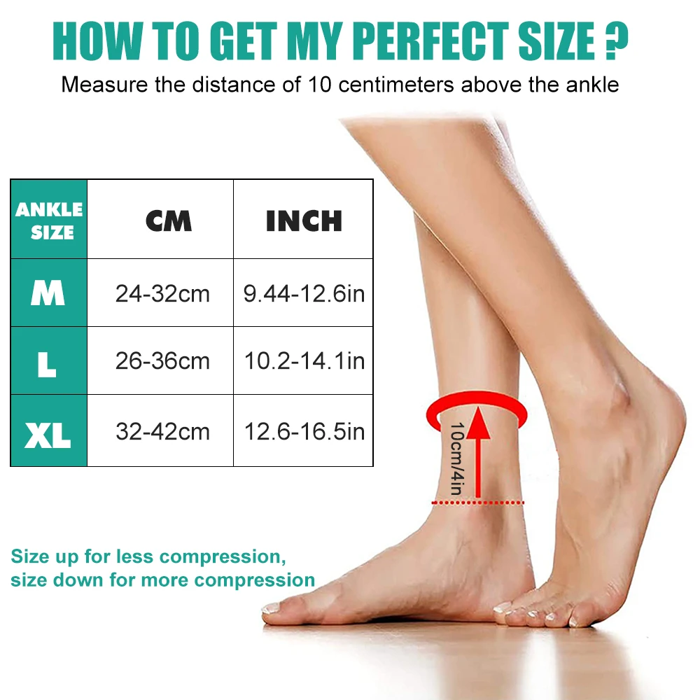 1pc Ankle Support Brace - Helps Stabilize the Ankle Muscles and Joints For Injury Healing and Pain Relief Football Basketball